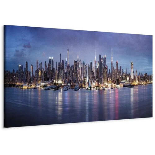  Slika - New York Nights 150x50 Na talijanskom platnu Cijene