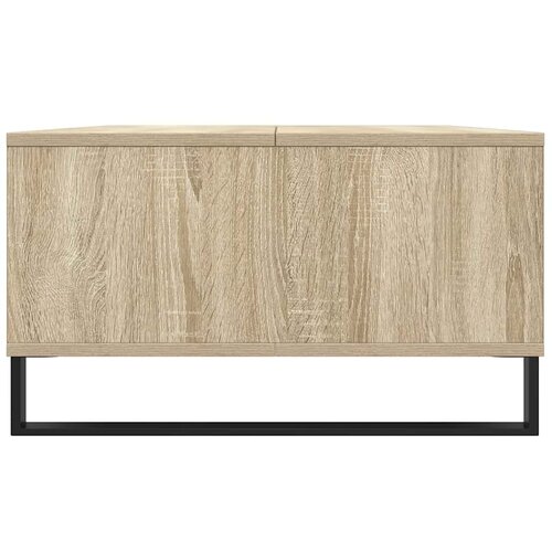  Stolić za kavu boja hrasta 104 x 60 x 35 cm konstruirano drvo Smeđa Slike