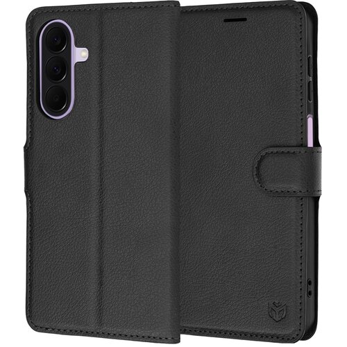 Techsuit Leather Folio preklopna maska za Samsung Galaxy A27 5G &amp;ndash; crna Slike