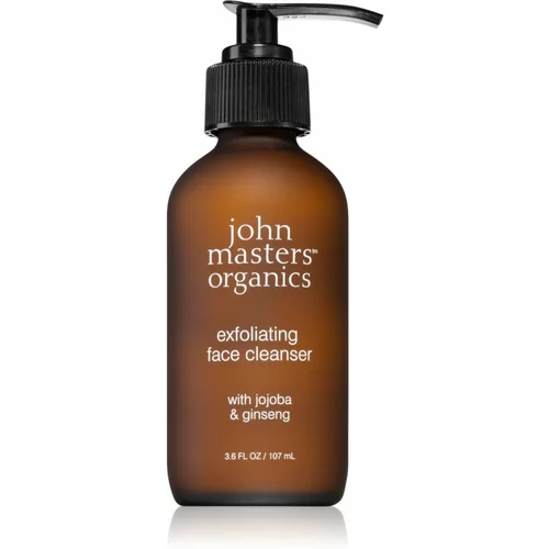 John Masters Organics Jojoba & Ginseng Exfoliating Face Cleanser eksfoliacijski čistilni gel 107 ml