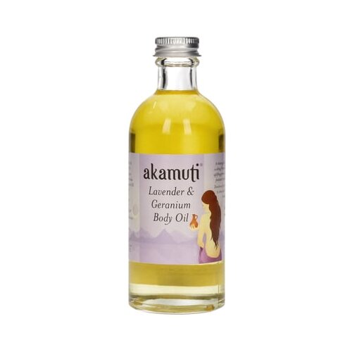 Akamuti Olje za telo s sivko in geranijo Slike
