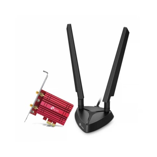 Tp-link LAN MK PCI-E Archer TXE72E WiFi 6 AX5400 dual band 2xExterna antena Slike