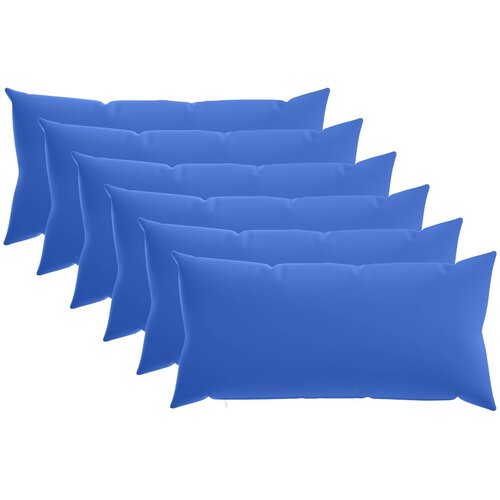  Presvlaka za jastuk 6 pcs HEERLEN Kraljevsko plava 40 x 80 cm Cene