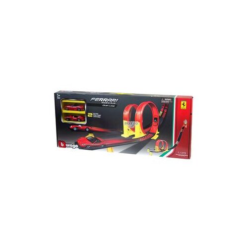 Burago FERRARI DUAL LOOP PLAYSET 1:43 Cene