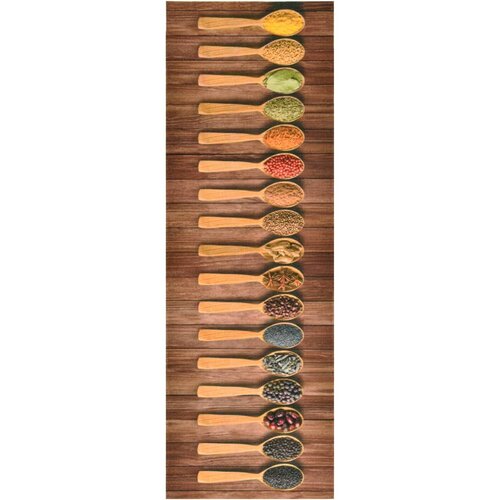  Prostirka za kuhinjski pod s uzorkom žlica periva 60 x 180 cm Cijene