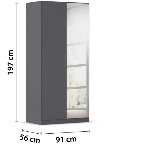 Home24 OMARA S KLASIČNIMI VRATI, siva Slike