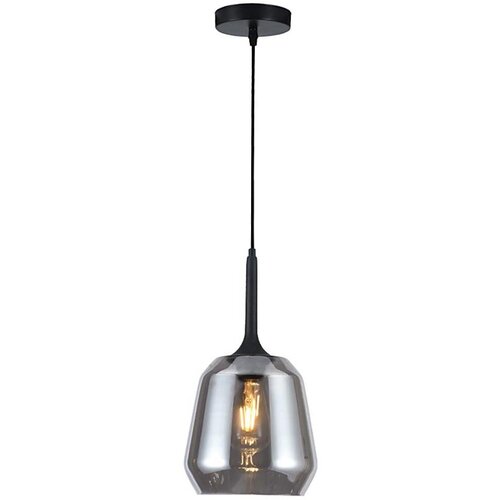  Luster na sajli MAEVA 1xE27/40W/230V dimljeno crna/crna Slike