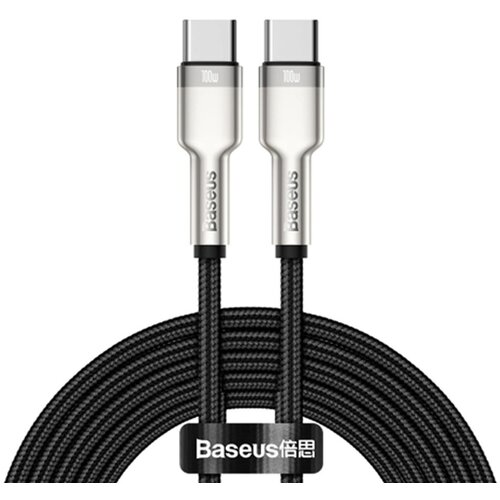 Baseus kabel Cafule Metal Type-C Quick charge 2m, 100W (20V 5A), 2m (crno-sivo) Cene