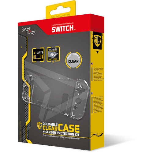 Steelplay prosojen za&amp;scaron;čitni ovitek za Switch združljiv s priklopno postajo Slike