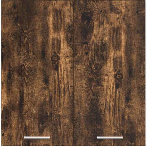 VidaXL viseča omarica dimljeni hrast 60x31x60 cm konstruiran les Slike