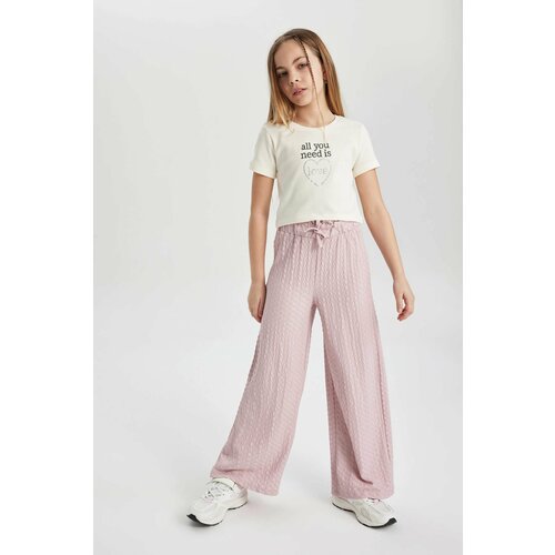 Defacto Girl Printed T-Shirt Trousers 2 Piece Set Cene