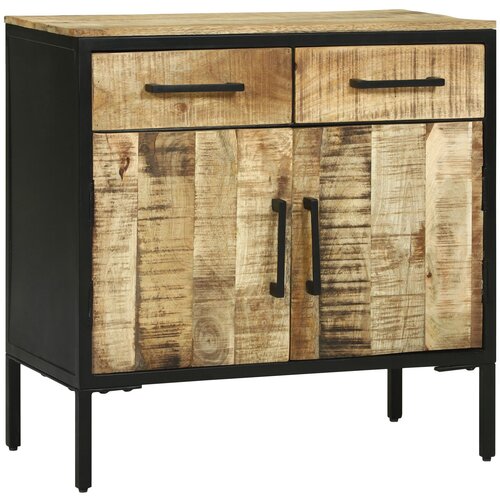VidaXL bife 70x35x70 cm Čvrsto Grubo Drvo Mango Slike