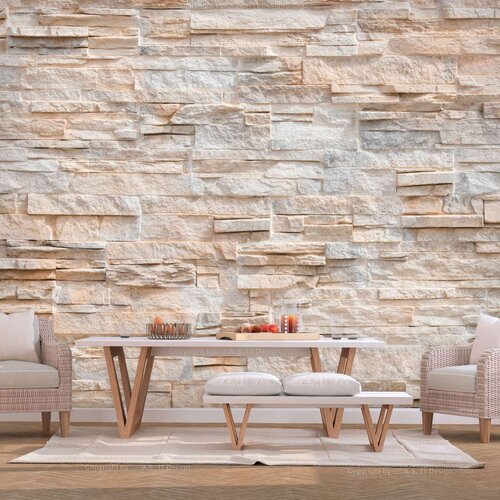  Samoljepljiva foto tapeta - Stony Gracefulness 245x175 Slike