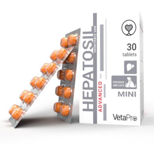 Veta Pro Hepatosil Advanced Mini, 30 tableta Slike