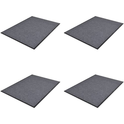 PVC otirači 4 kom sivi 90 x 60 cm Cijene