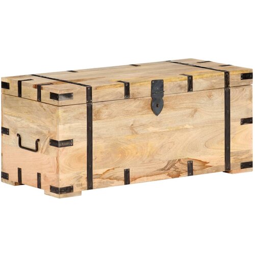 Furnova Skrinja 90x40x40 cm trden mangov les, (21954026) Cene