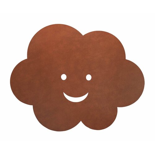 LIND DNA Rjava ročno tkana otroška preproga iz eko usnja 70x88 cm Cloud XXL Bull – Cene