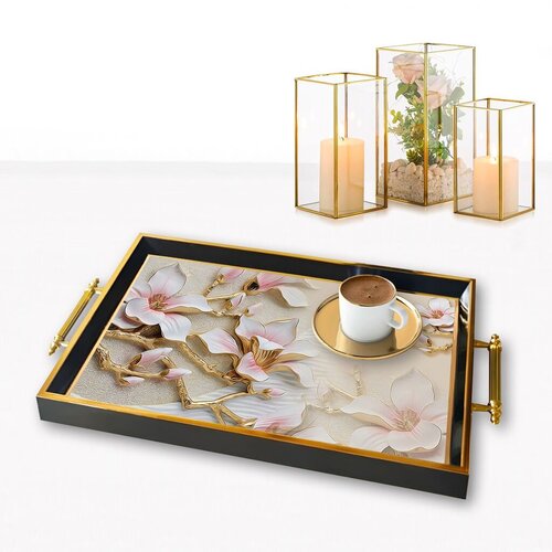Aberto Design poslužavnik TPA9843 50 x 29 x 3,5 cm, &scaron;areni Cijene
