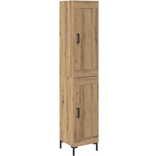  Highboard Umjetnički hrast 34,5 x 34 x 180 cm Konstruirano drvo Slike