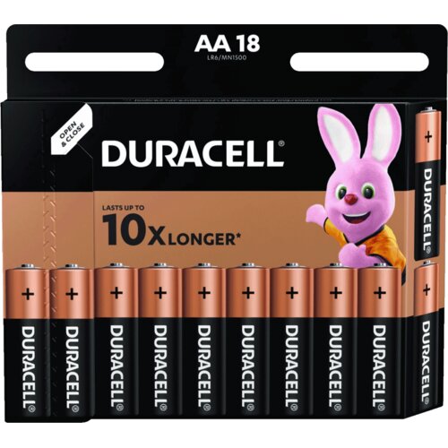Duracell Baterija alkalna, AA, 1,5 V, blister 18 kom. &amp;ndash; DBAA18 Slike