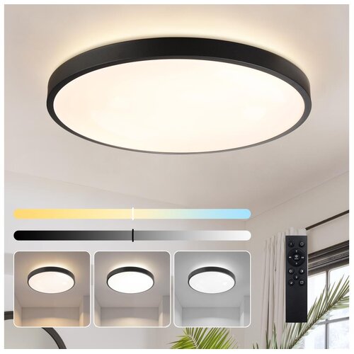  Brilagi - LED prigu&scaron;iva svetiljka GLASS POOL DOUBLE LED/80W/230V 60 cm crna + daljinski upravljač Cene