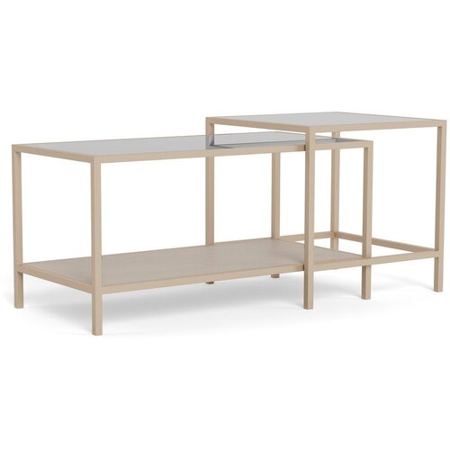 Actona Sivi željezni stolići za kavu u setu 2 kom 50x90 cm Seaford &ndash; Cijene
