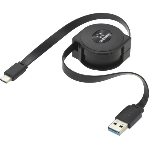 Renkforce USB kabel USB 3.2 gen. 1 (USB 3.0) USB-C&reg; vtič\, USB-A vtič 0.80 m črna RF-4352328, (20416460) Cene
