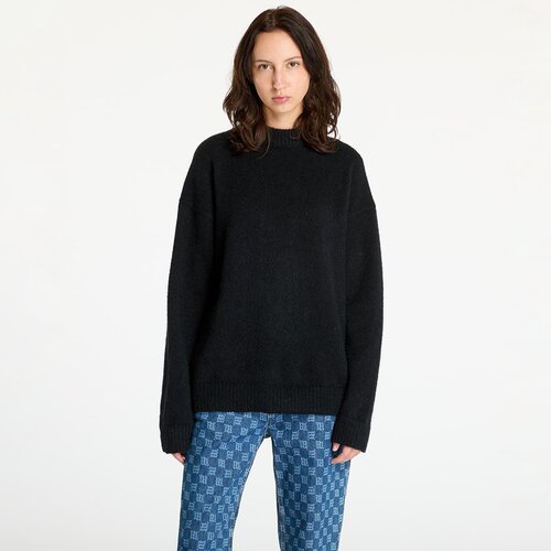 Calvin Klein Pulover Jeans Textured Loose Sweater Black M Cene