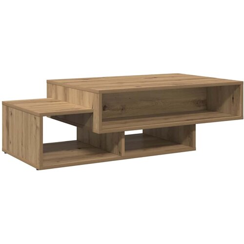  Stolić za kavu boja hrasta 105 x 55 x 32 cm konstruirano drvo Slike