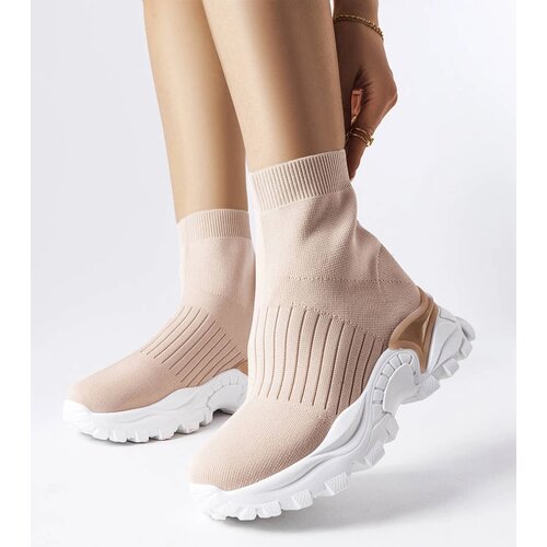 Gemre Beige sneakers with a flexible upper Antonio Cijene