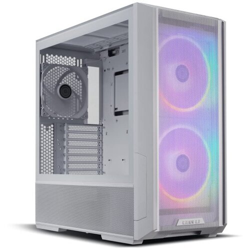 Lian Li LANCOOL 216 Midi Tower Transparent, White Slike