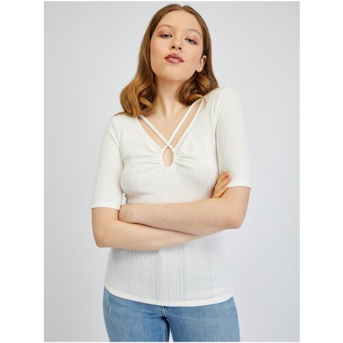 Orsay White Womens T-Shirt - Women Cene