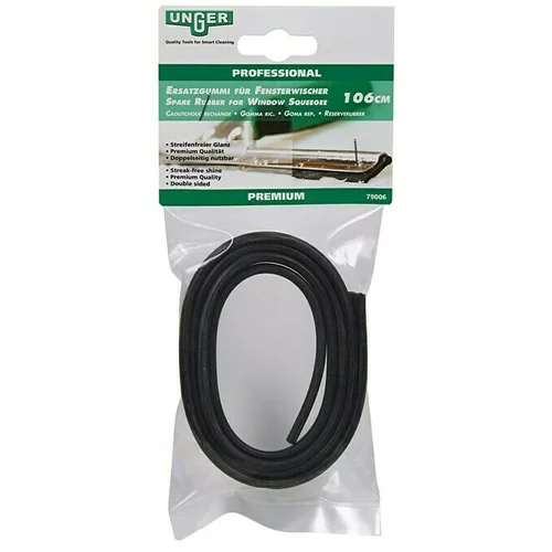 UNGER nadomestna guma za čistilec za okna Professional (dolžina: 106 cm, črna)