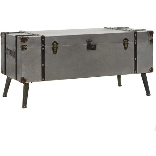 VidaXL Klubska mizica iz inženirskega lesa 102x51x47,5 cm Slike
