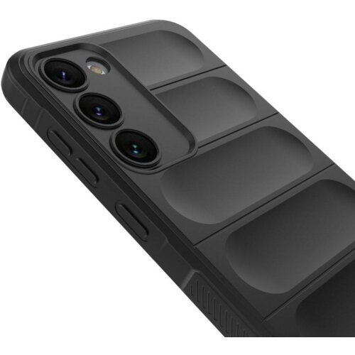 Wave silikonski ovitek za Samsung Galaxy S23 5G - črn Slike