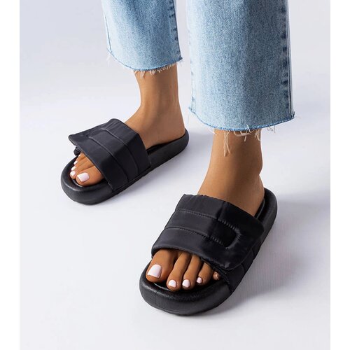 Gemre Black Velcro Sandals Aleron Cene
