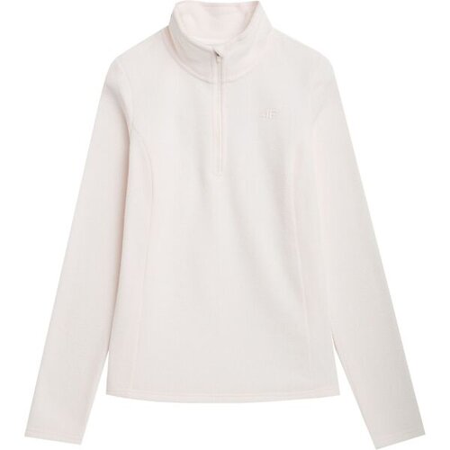 4f FLEECE 1/2 ZIP Ženska flis dukserica, bijela, veličina Cijene