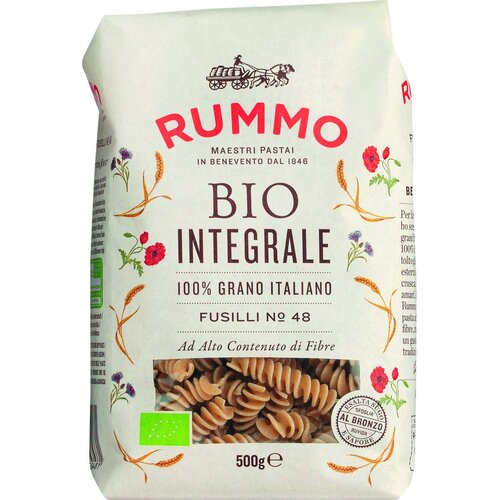 Rummo Bio Le Biologiche &ndash; polnozrnati Fusilli N&deg;48 - 500 g Cene