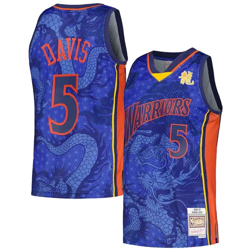 Mitchell And Ness Baron Davis 5 Golden State Warriors 2006-07 Asian Heritage 6.0 Fashion Swingman dres