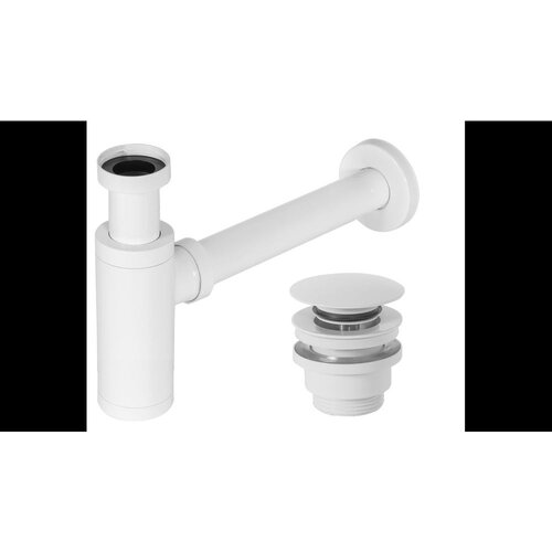 REA Bath White Univerzalno pomivalno korito Klik-Klak sifon Slike