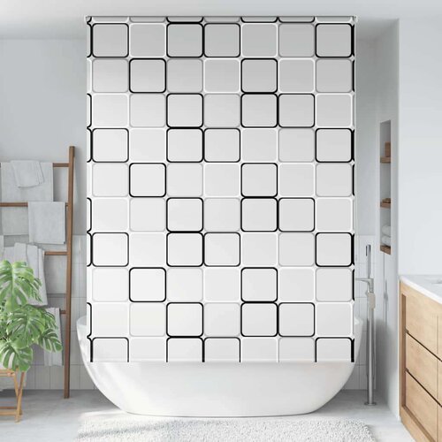 vidaXL Rolo zavjesa za tuš 150x240 cm širina tkanine 146 cm Cene