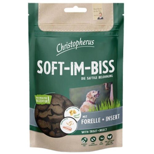Christopherus soft imbiss - poslastica za pse (pastrmka i insekti) 125g Cene