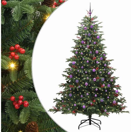  Umjetno božićno drvce Zelena 240 cm PVC i Metal i Plastika Slike