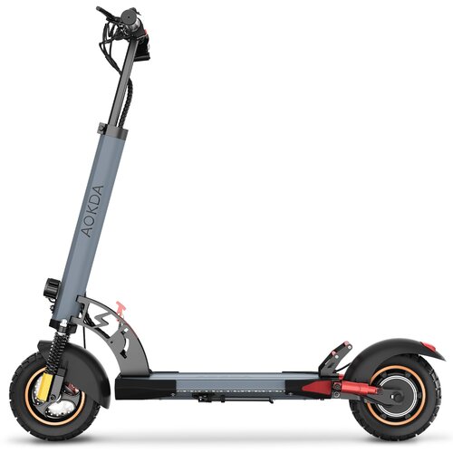 AOKDA AO-A1 električni skiro - 250W motor 48V10AH baterija 10-palčne pnevmatike kolutna zavora zložljiv - siva, (22097745) Cene