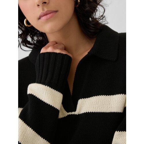 GAP Striped Polo Sweater - Women's Cijene
