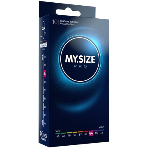 My.Size Pro - kondomi po mjeri 64 mm (10 kom) Slike