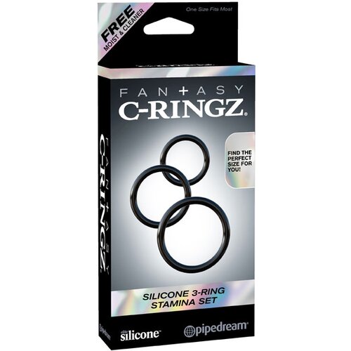 Pipedream set erekcijskih obročkov &amp;quot;3-Ring stamina&amp;quot; (R221517) Slike
