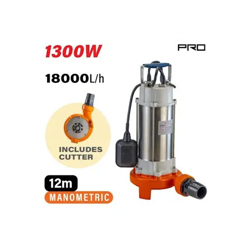 Nakayama potapajuća pumpa za prljavu vodu sa seckalicom 1300W SP1315 Cene