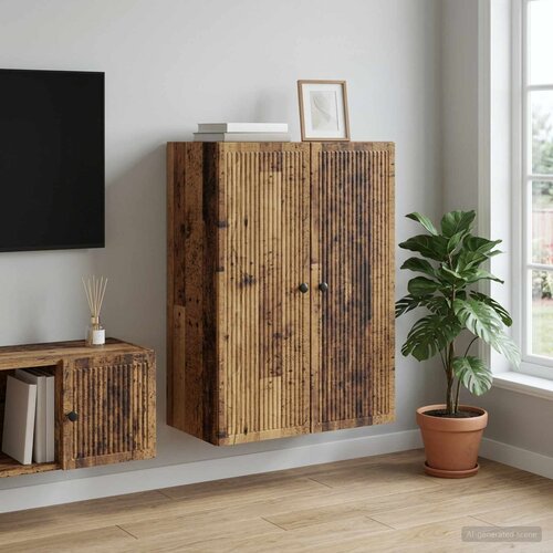  Ormar za montažu na zid Staro drvo 66 x 34,5 x 90 cm Cijene