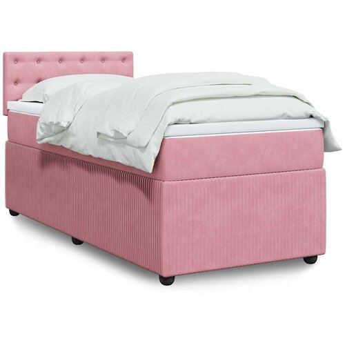 Box spring krevet s madracem ružičasti 80 x 200 cm bar&scaron;unasti Cijene